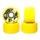Longboard y Surfskate Wheels Glutier. Ruedas de 70 x 42mm 78a/Yellow